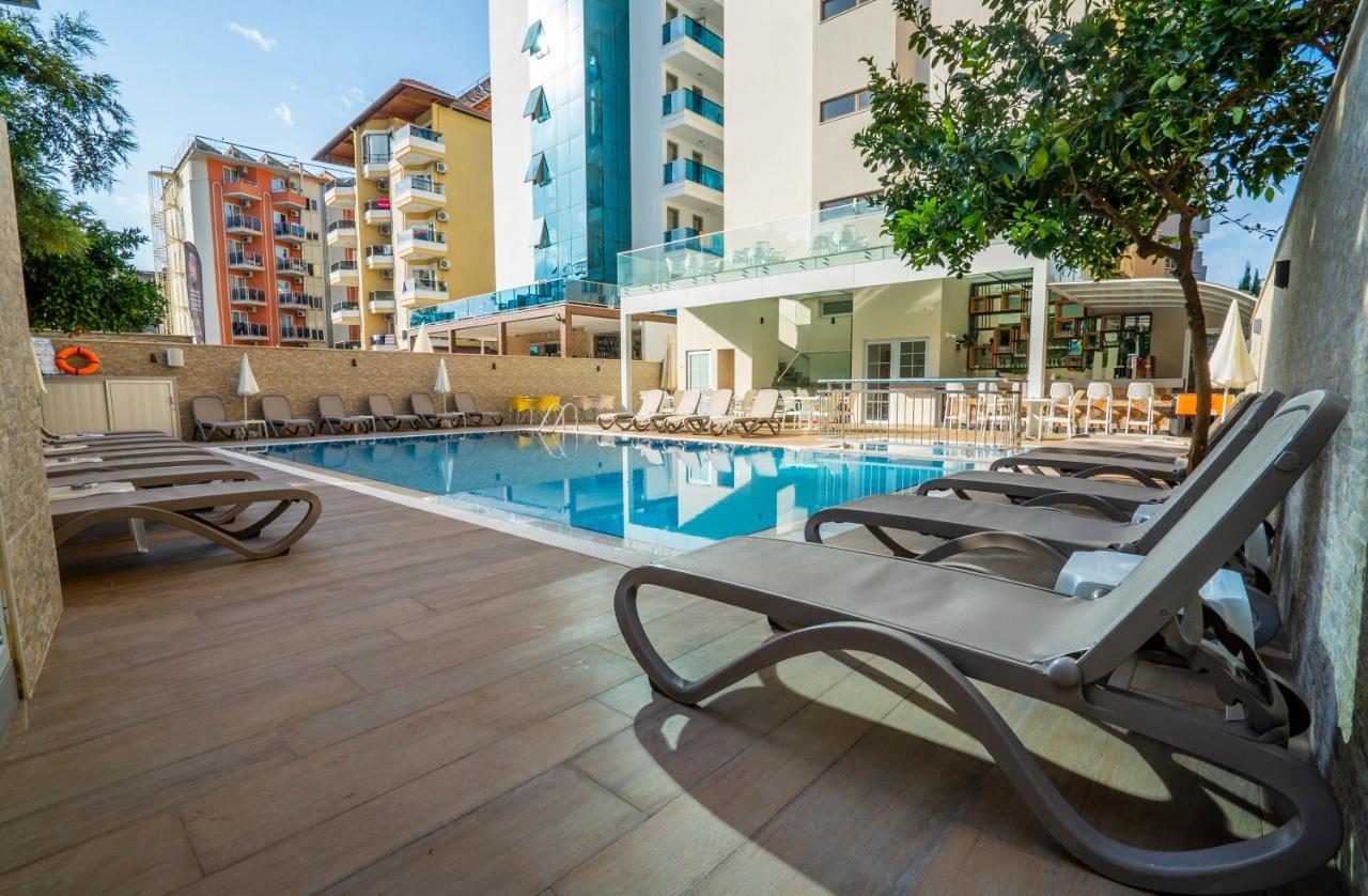 Kleopatra Celine Hotel Alanya Exterior foto